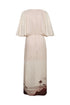 Topacio Linen Tunic / Red Tropical Landscape
